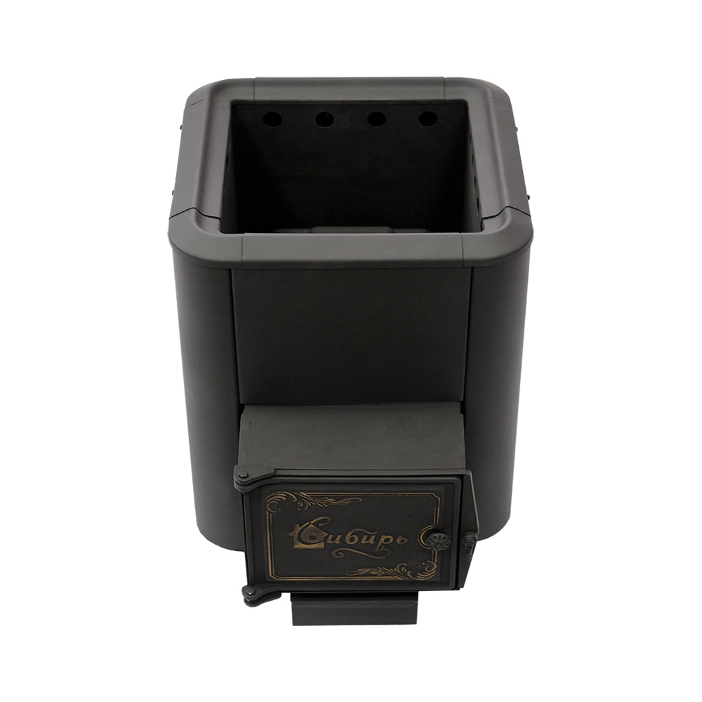 картинка Печь банная чугунная "СИБИРЬ-15". Чугунная дверка (Конвекционная) от магазина RockWood