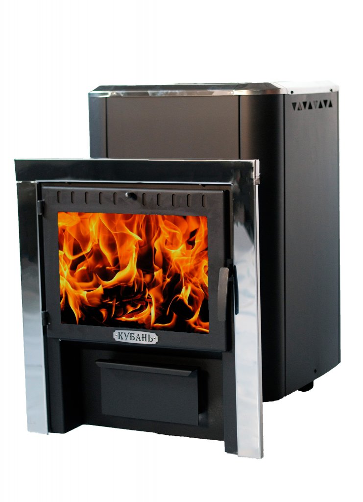 картинка Печь банная «КУБАНЬ» со стеклом    от магазина RockWood
