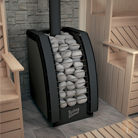 картинка Печь для бани Greivari Rolling Stones v.2 intro 12-24 м3 от магазина RockWood