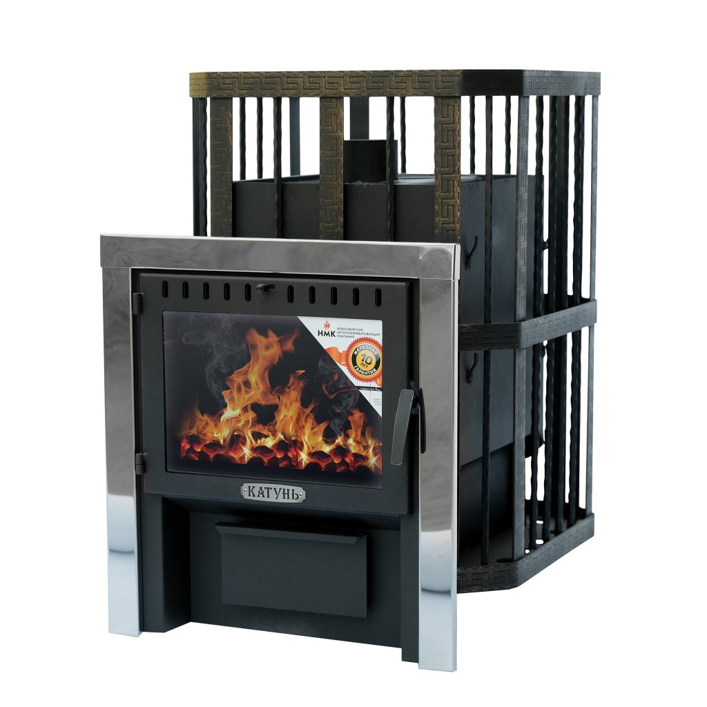картинка Печь банная «КАТУНЬ» со стеклом   от магазина RockWood