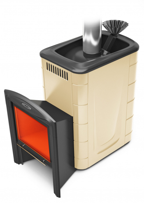 картинка Печь для бани ГЕЙЗЕР 2014 INOX (8-18м.куб) беж. от магазина RockWood