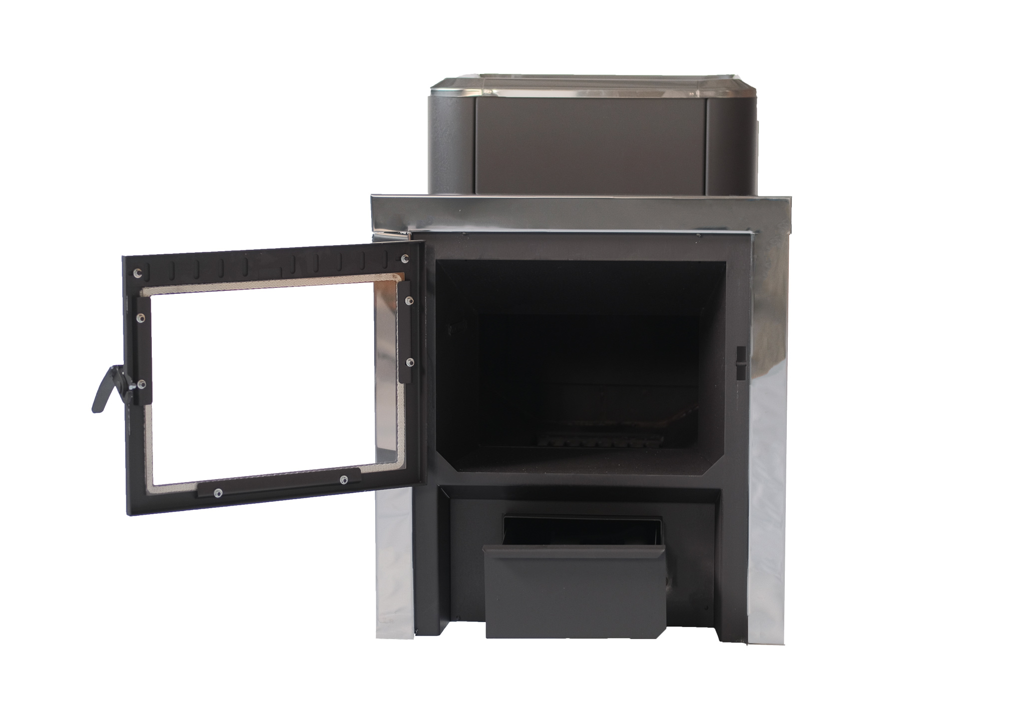 картинка Печь банная «КУБАНЬ» со стеклом    от магазина RockWood