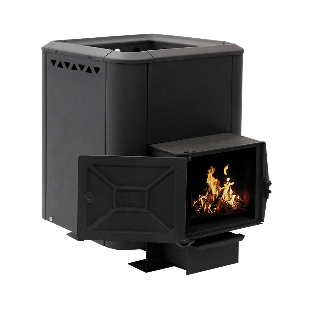 картинка Печь банная чугунная "СИБИРЬ-15". Чугунная дверка (Конвекционная) от магазина RockWood