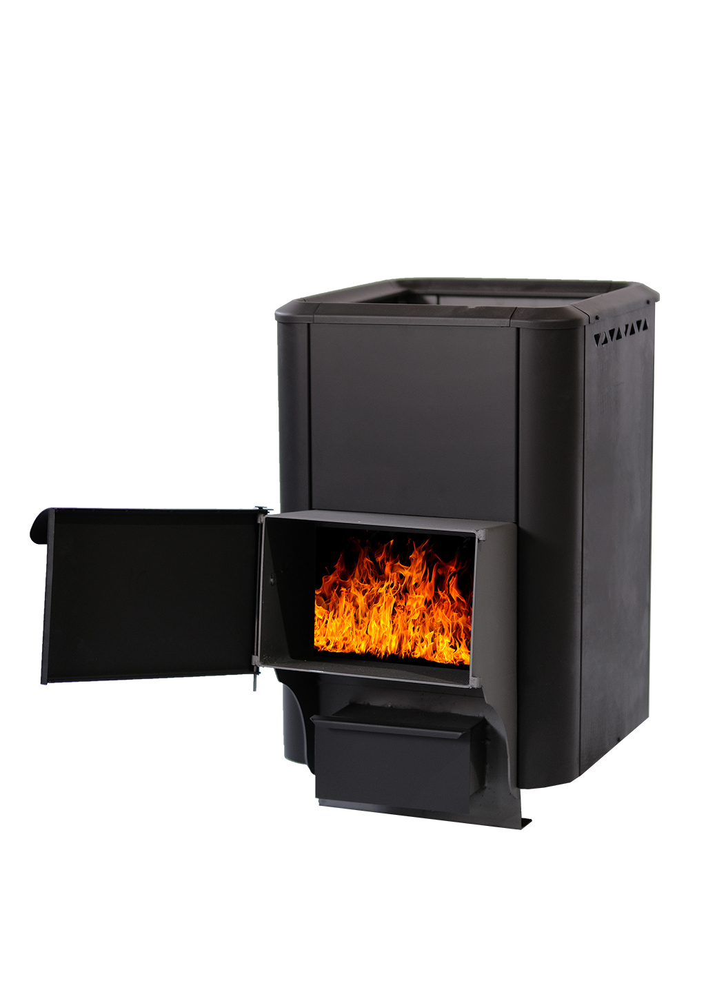 картинка Печь банная "СИБИРЬ"с выносной дверкой, под навесной бак от магазина RockWood