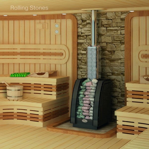 картинка Печь для бани Greivari Rolling Stones v.2 intro 12-24 м3 от магазина RockWood