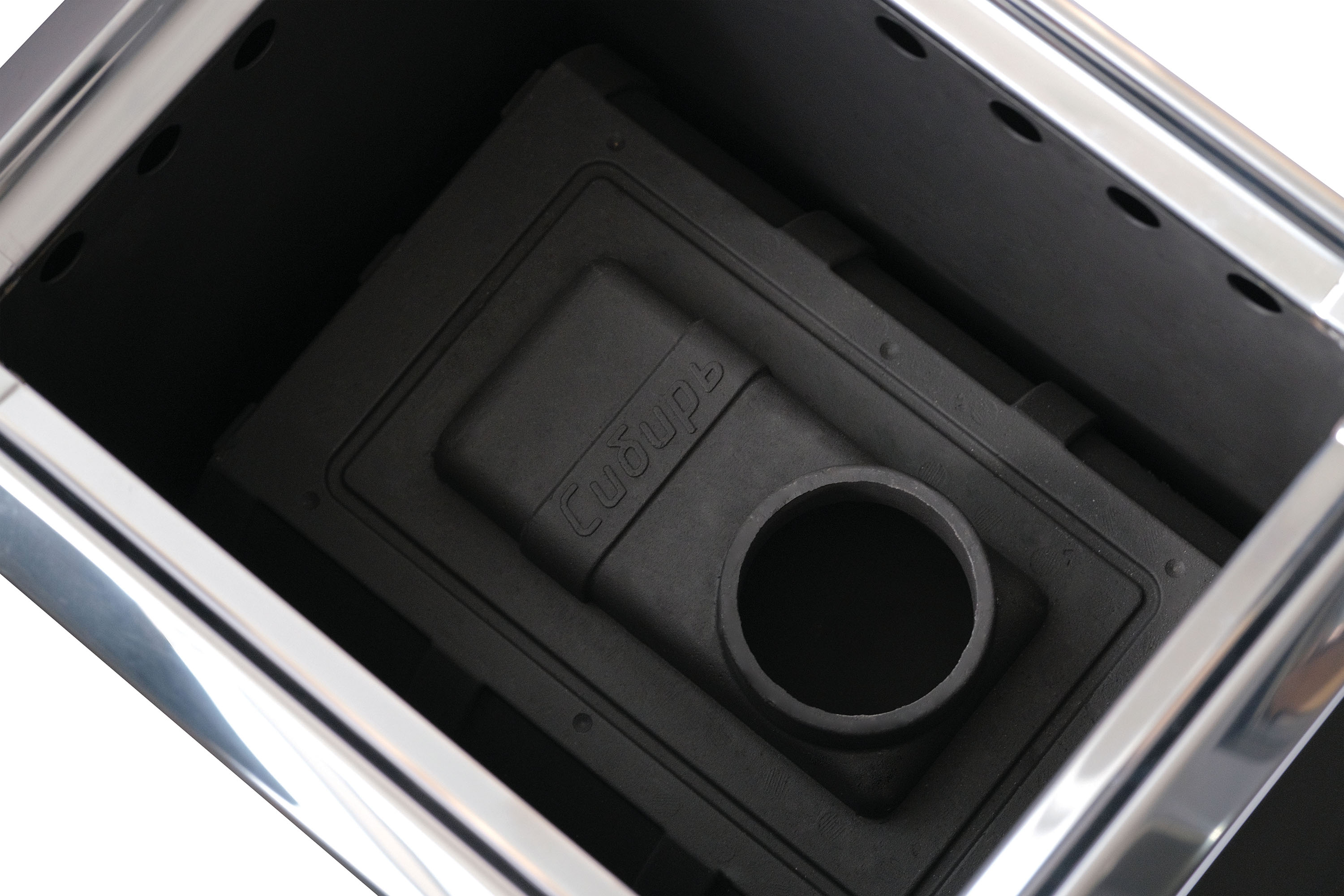 картинка Печь банная чугунная "СИБИРЬ-18". Чугунная дверка (Конвекционная)     от магазина RockWood