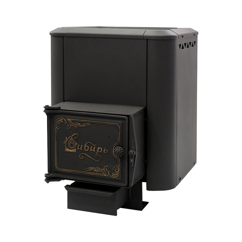 картинка Печь банная чугунная "СИБИРЬ-15". Чугунная дверка (Конвекционная) от магазина RockWood