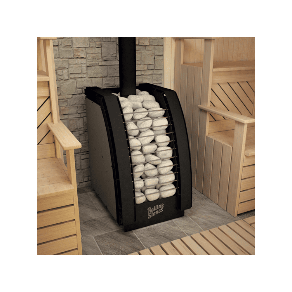 картинка Печь для бани Greivari Rolling Stones v.2 14-26 м3 от магазина RockWood